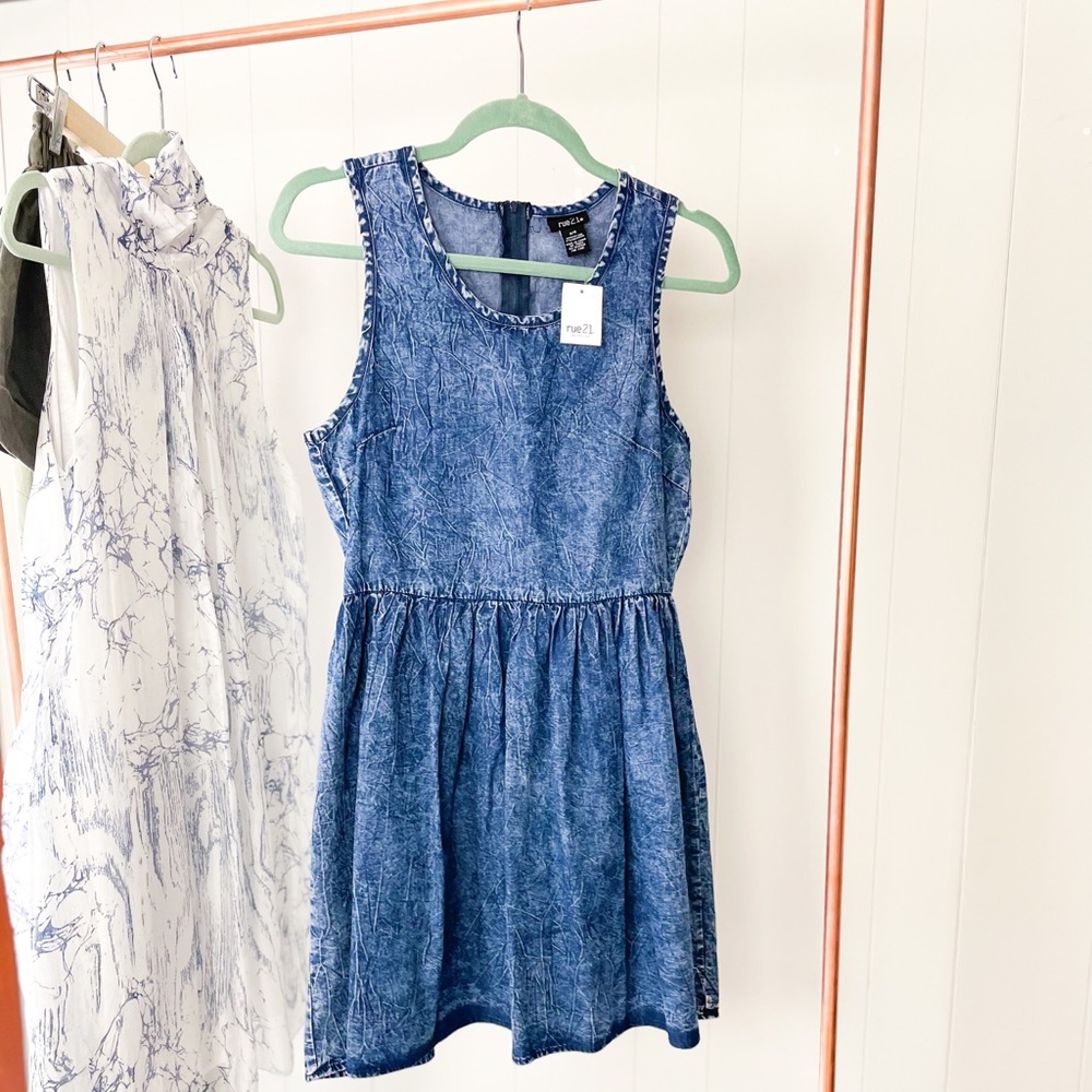 NWT Rue21 Chambray Dress